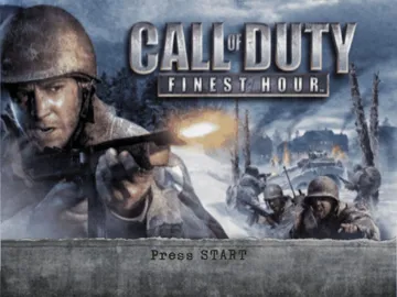 Call of Duty Finest Hour (USA) screen shot title